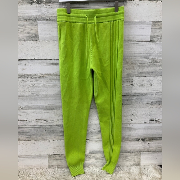 Adidas ivy park  Bright Green Ribbed Turtleneck Bodysuit and pants  size s - Picture 4 of 16